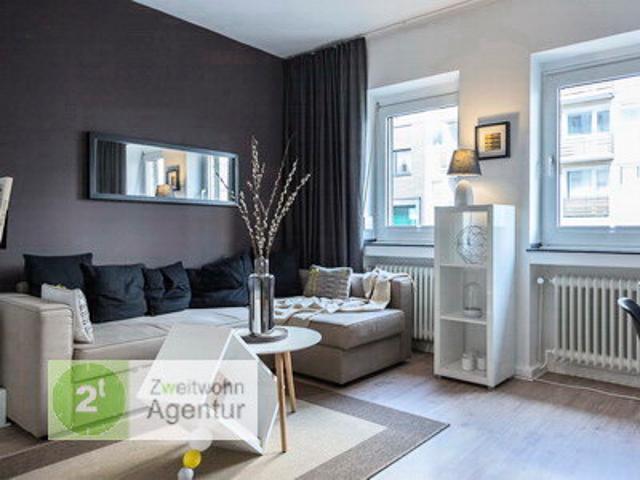 Modern möbliertes 2 Raum Apartment mit Internet, Düsseldorf Unterbilk, Gladbacher Str