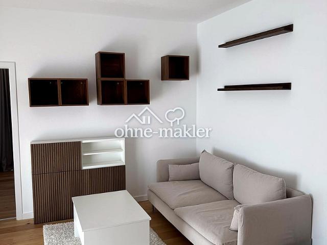 Modern möbliertes 2 Zimmer Apartment mit Balkon in KfW 55 Effizienzhaus Metzingen