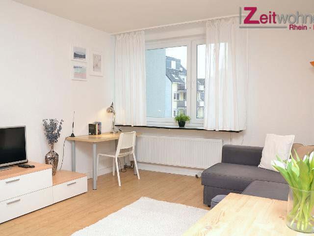 Modern möbliertes Apartment superzentral direkt am Rhein Nähe Deutzer Werft – zeitwohnen.de