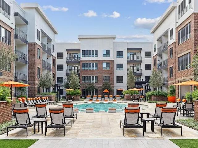 Modern Montrose & Museum District Living with Coworking and a Pool | 2BR from $2,288/mo