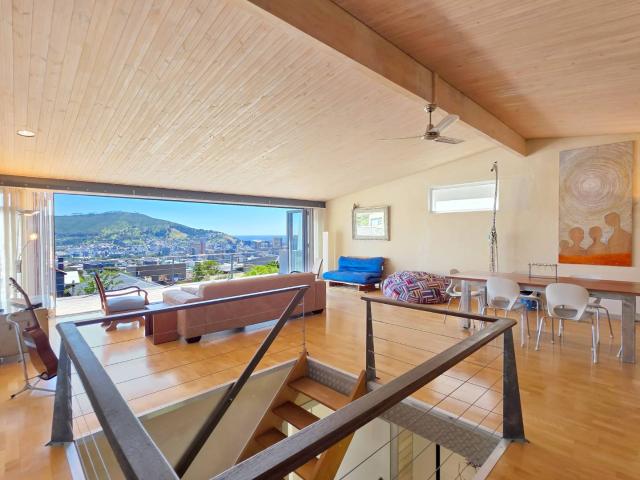Modern Multi Level Home with Panoramic City, Mountain & Ocean Views