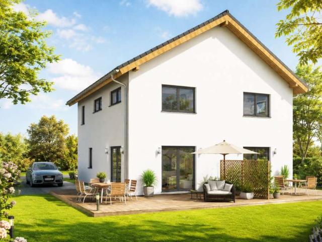 Modern. Neu. In Kürze bezugsfertig – Doppelhaushälfte mit eigenem Garten in Baldham