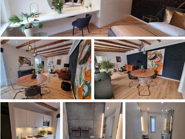 Modern + new atelier appartment in the heart of Duesseldorf, Dusseldorf Amsterdam Apartments for Rent