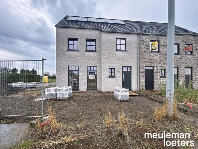 Modern nearly zero energy new build house with three bedroom