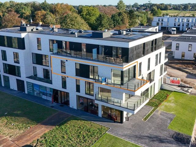 Modern nieuwbouwappartement met ruim terras in Adegem
