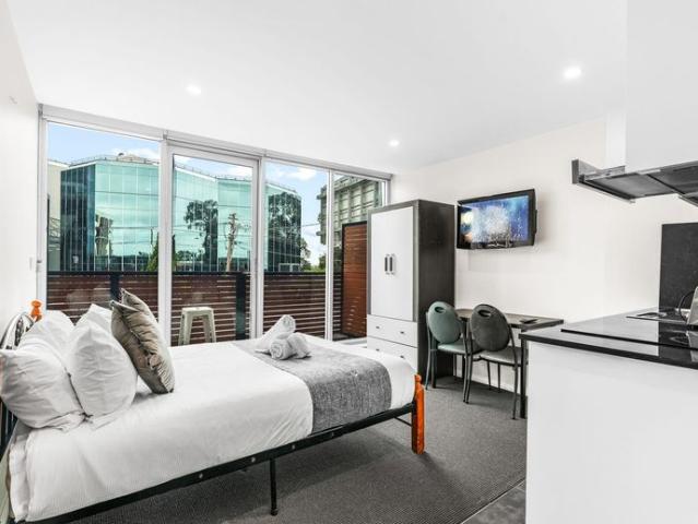 Modern self contained fully furnished units with a balcony and free WiFi