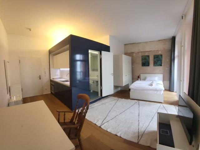 Modern studio apartment with terrace in Friedrichshain Berlin