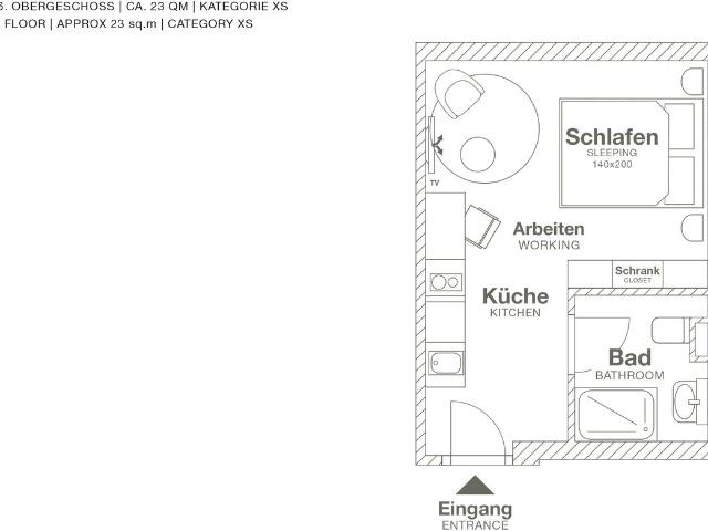 Modern Studio Apartment right at the Airport, Frankfurt Amsterdam Apartments for Rent