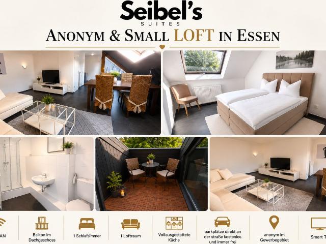 Modern Studio Loft Apartment mitten in Essen Borbeck, Essen Amsterdam Apartments for Rent