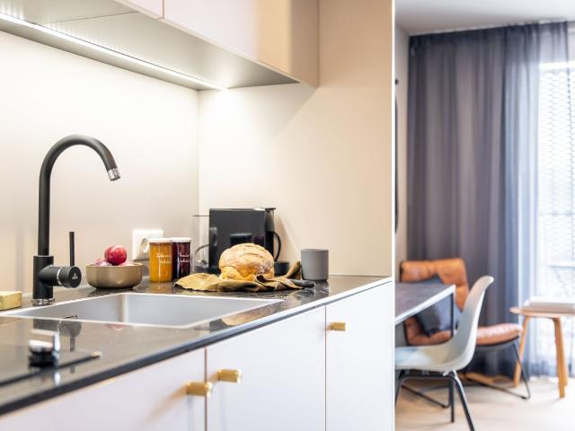 Modern studio with balcony, Motorworld Stuttgart, Boblingen Amsterdam Apartments for Rent