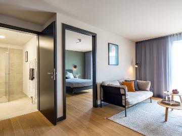 Modern studio with balcony, Motorworld Stuttgart, Boblingen Amsterdam Apartments for Rent
