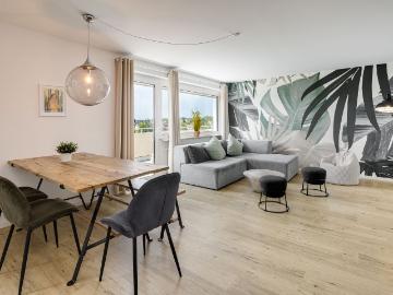 Modern penthouse apartment 128 sqm with large sun terrace, Freising Amsterdam Apartments for Rent