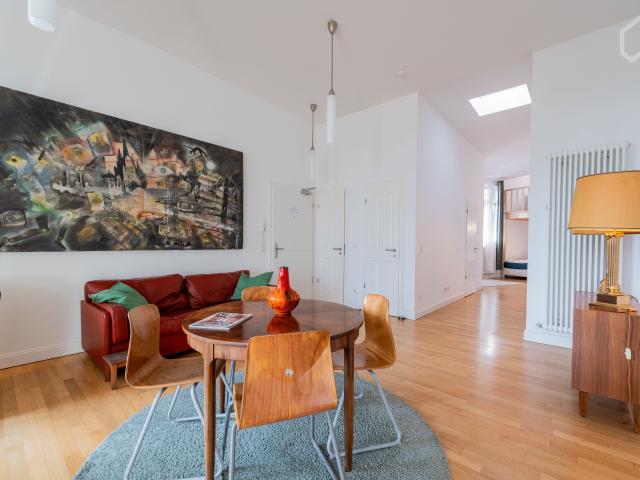 Modern penthouse loft in Moabit