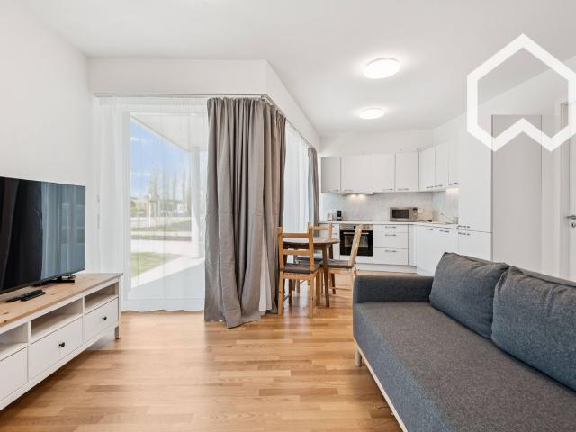 Modern Riverfront Apartment with Dedicated Home Office in the center of Niederschöneweide, Berlin Amsterdam Apartments for Rent