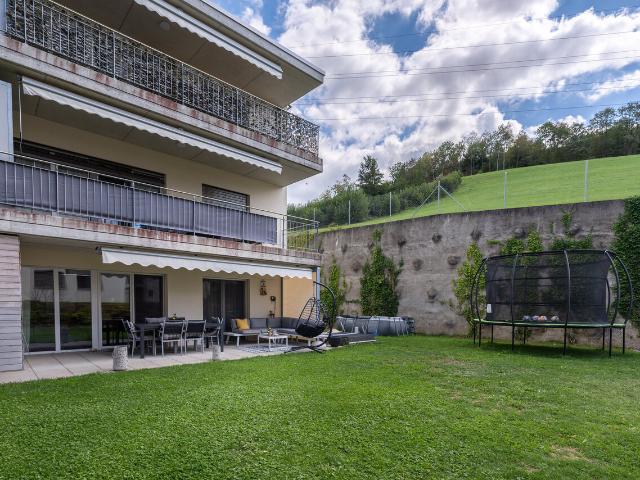 Modern wohnen mit eigenem Garten – attraktive 4.5 Zimmer Wohnung