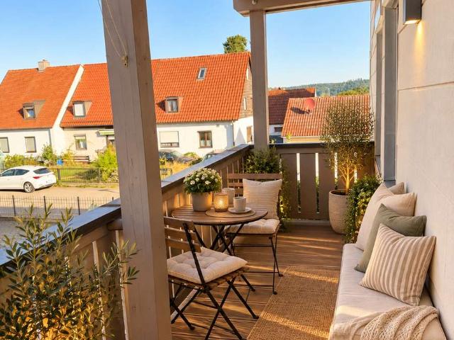 Modern wohnen in Töging: Modernisierte 3 Zimmer Wohnung mit Loggia