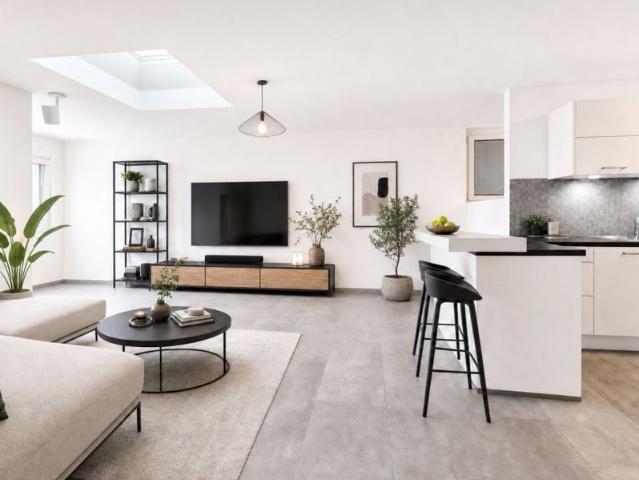 modern Wohnung mit wundervoller Terrasse und Carport für zwei Fahrzeuge