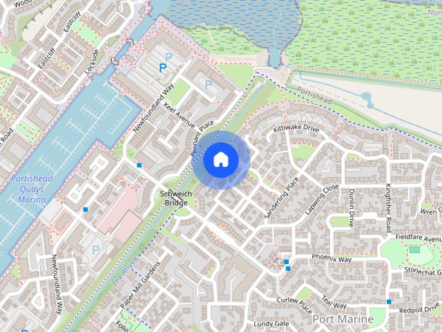 Modern top floor two bedroom apartment close to Portishead Marina, featuring two double bedrooms, separate kitchen, spacious living room with Juliet balcony and allocated parking
