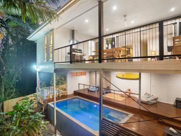 Modern Tropical Living in Blue Chip Upper Edge Hill