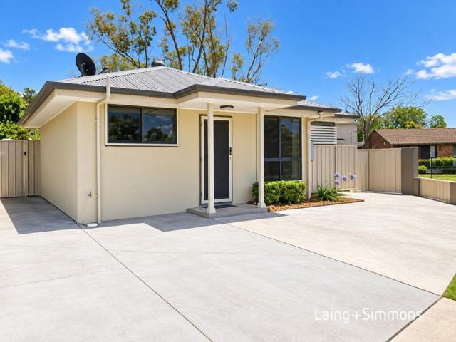 Modern two bedroom home with covered entertaining area