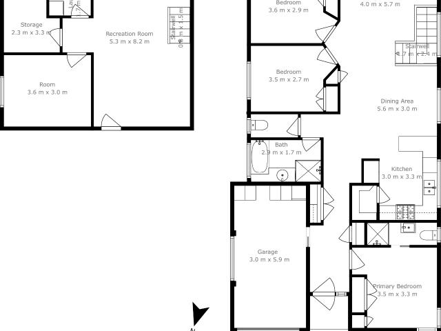 Modern Two Storey Townhouse in a Quiet Location