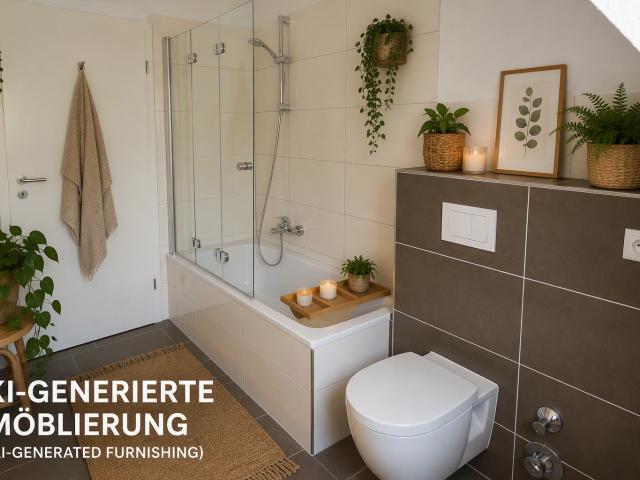 Modern und großzügig! 2 Zi DG Wohnung mit große Wohnküche sucht einen neuen Bewohner