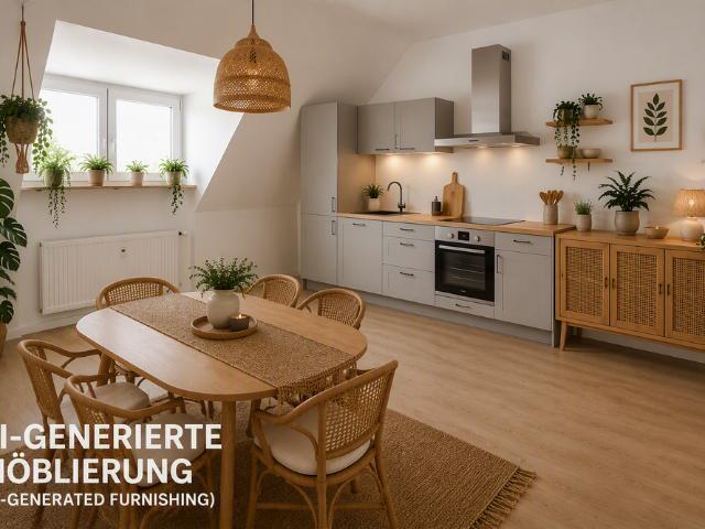 Modern und großzügig! 2 Zi DG Wohnung mit große Wohnküche sucht einen neuen Bewohner