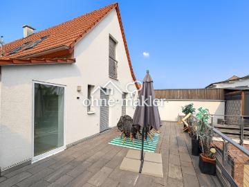 Moderne Maisonettewohnung mit Dachterrasse in Schwebheim