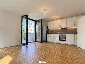 Moderne Mietwohnung in Liesing: 2 Zimmer, Balkon, Neubau & Grünblick
