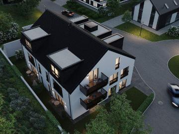 Moderne NEU!bauwohnung im Erdgeschoss: 3 Zimmer, barrierefrei, mit Terrasse und Gartenanteil!