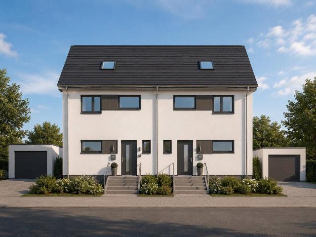 Moderne Neubau Doppelhaushälfte mit Gestaltungsspielraum