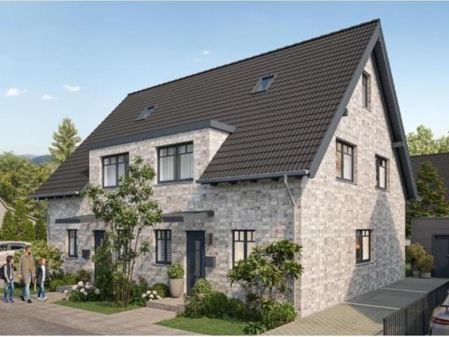 Moderne Neubau Doppelhaushälfte