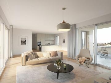 Moderne Neubau Eigentumswohnung mit Seesicht