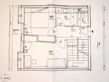 Moderne Architektur auf drei Ebenen: Repräsentative Maisonette mit Dachgarten und Terrasse Provisionsfrei!