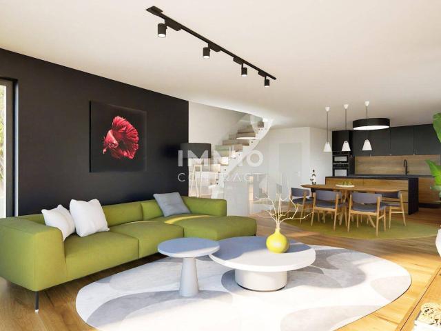 Moderne Architektur zwischen Natur und Stadt Neubau Doppelhaushälfte in ruhiger Lage nahe Wien