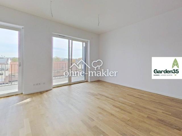 Moderne, barrierefreie 2 Zimmer Neubauwohnung mit LOGGIA und EBK im zukunftsweisenden Lagarde Campus