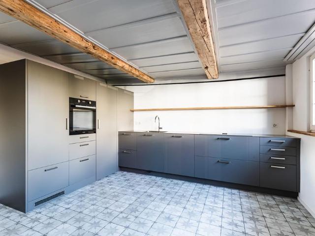 Moderne denkmalpflegerische 3.5 Wohnung in Zell ZH mit Garten