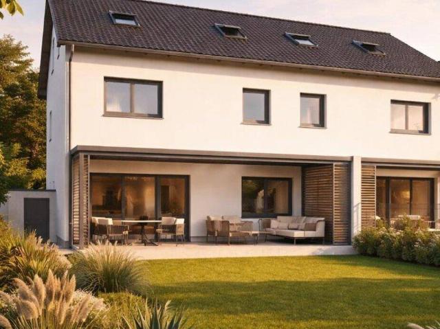 MODERNE DOPPELHÄUSER ab 109 m² bis 140 m² in bevorzugter SIEDLUNGSLAGE MUSTERHAUS VORHANDEN
