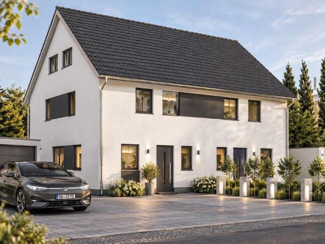 Moderne Doppelhaushälfte in massiver Bauweise in Wurmberg