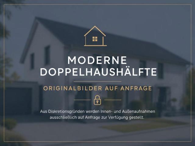 Moderne Doppelhaushälfte in ruhiger Neubausiedlung – Hochwertig