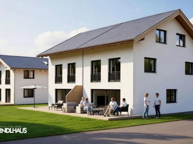 Moderne Doppelhaushälfte mit Grundstück