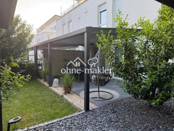 Moderne Doppelhaushälfte in Feldrandlage mit überdachter Südterrasse in Nieder Olm