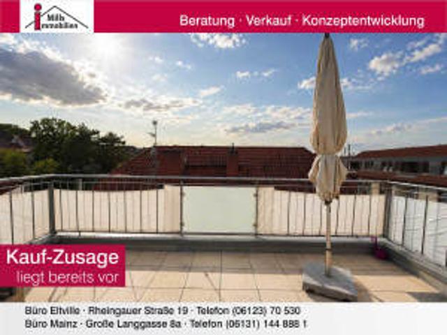 Moderne Eigentumswohnung mit Penthouse Charakter und großer Dachterrasse in ruhiger Zentrumslage