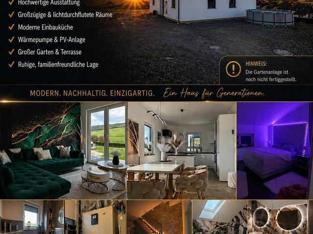 Moderne Einfamilienhaus mit stil&komfort Neubau 2023