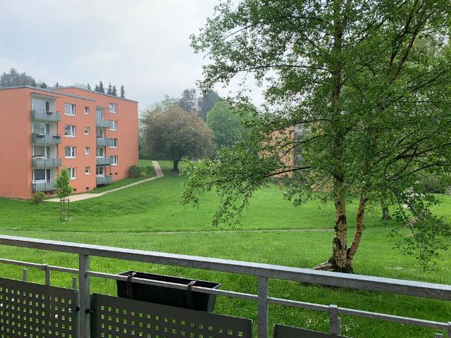 Moderne Erdgeschosswohnung mit Balkon