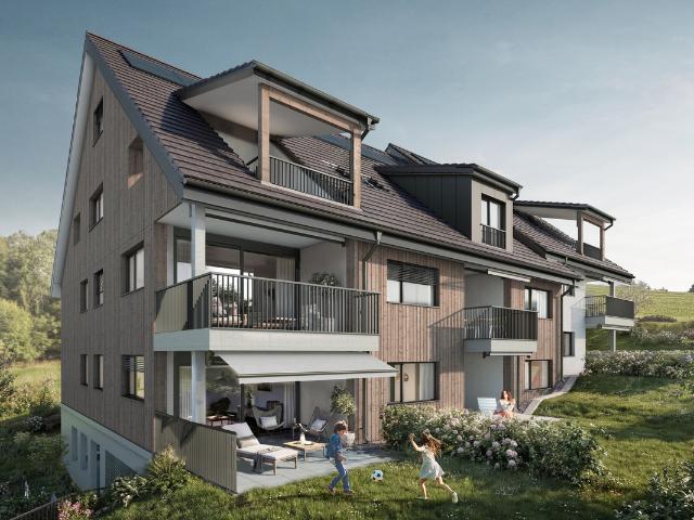 Moderne Erdgeschosswohnung mit schönem Garten
