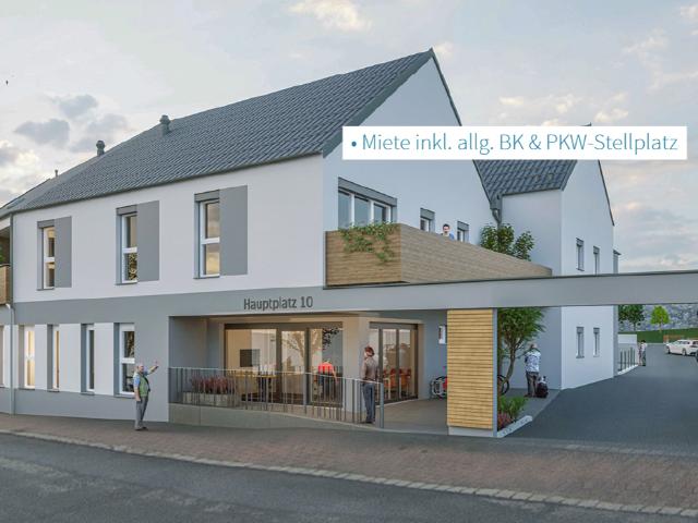 Moderne Erdgeschoßwohnung mit Terrasse und Garten