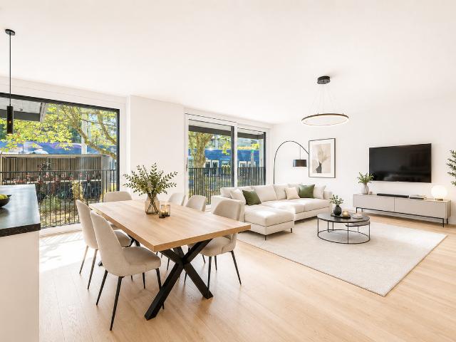 Moderne Garten Maisonette – urban wohnen im grünen Riehen W0.2