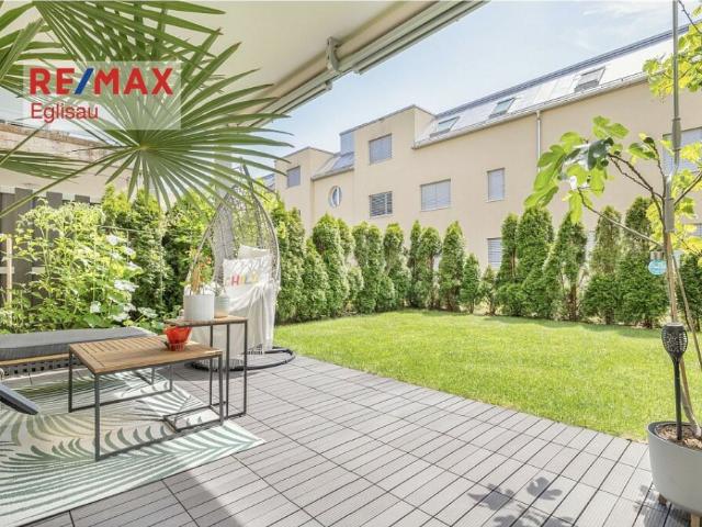 Moderne Gartenwohnung mit privatem Rückzugsort im Grünen