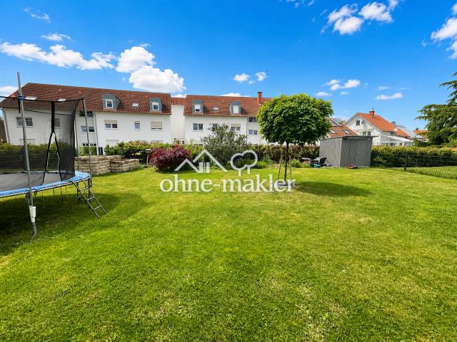 Moderne gehbehindertengerechte 122 m² Erdgeschosswohnung mit 250m² Garten in Ludwigshafen Melm
